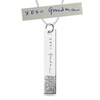 Thumbnail Image 1 of Engravable Print and Your Own Handwriting Vertical Bar Pendant in Sterling Silver (1 Image and Line)
