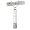 Thumbnail Image 0 of Engravable Print and Your Own Handwriting Vertical Bar Pendant in Sterling Silver (1 Image and Line)