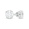 Thumbnail Image 1 of Child's 4.0mm Cubic Zirconia Solitaire Stud Earrings in 14K White Gold