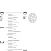 Thumbnail Image 3 of 0.45 CT. T.W. Oval Certified Diamond Frame Stud Earrings in 14K White Gold (I/SI2)