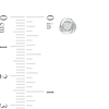 Thumbnail Image 2 of Centre of Me 0.25 CT. T.W. Diamond Solitaire Love Knot Stud Earrings in 10K White Gold