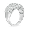 Thumbnail Image 2 of 1.95 CT. T.W. Certified Lab-Created Diamond Multi-Row Ring in 14K White Gold (F/SI2)