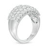 1.95 CT. T.W. Certified Lab-Grown Diamond Multi-Row Ring in 14K White Gold (F/SI2)