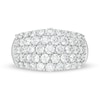 1.95 CT. T.W. Certified Lab-Grown Diamond Multi-Row Ring in 14K White Gold (F/SI2)