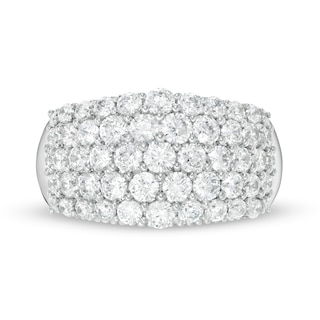 1.95 CT. T.W. Certified Lab-Grown Diamond Multi-Row Ring in 14K White Gold (F/SI2)