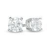 Thumbnail Image 0 of 0.46 CT. T.W. Certified Lab-Created Diamond Solitaire Stud Earrings in 14K White Gold (F/SI2)