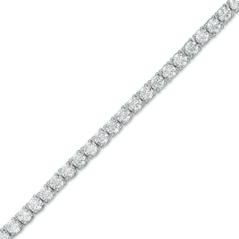 2.95 CT. T.W. Certified Lab-Created Diamond Tennis Bracelet in 14K White Gold (F/SI2) - 7.25"