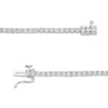 2.95 CT. T.W. Certified Lab-Created Diamond Tennis Bracelet in 14K White Gold (F/SI2) - 7.25"