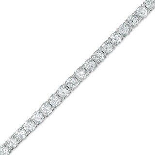 6.95 CT. T.W. Certified Lab-Grown Diamond Tennis Bracelet in 14K White Gold (F/SI2) - 7.25"