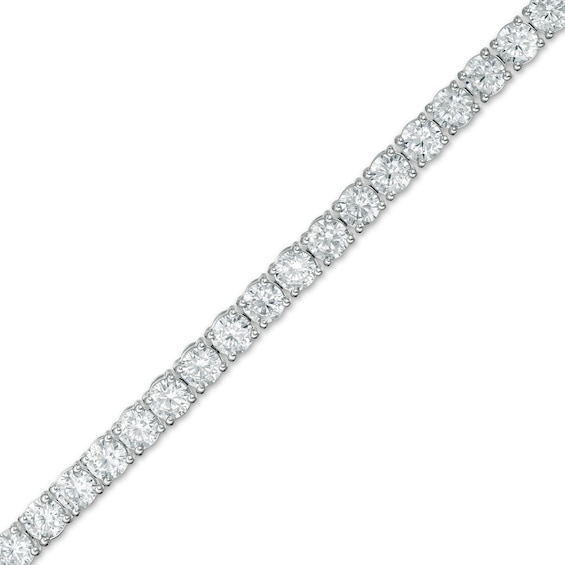 6.95 CT. T.W. Certified Lab-Grown Diamond Tennis Bracelet in 14K White Gold (F/SI2) - 7.25"