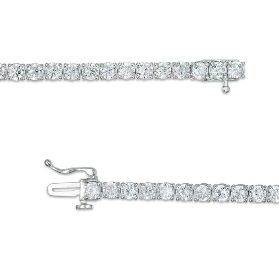 6.95 CT. T.W. Certified Lab-Grown Diamond Tennis Bracelet in 14K White Gold (F/SI2) - 7.25"