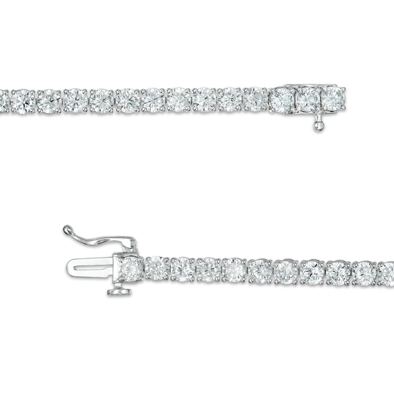 6.95 CT. T.W. Certified Lab-Grown Diamond Tennis Bracelet in 14K White Gold (F/SI2) - 7.25"
