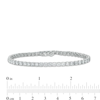 6.95 CT. T.W. Certified Lab-Grown Diamond Tennis Bracelet in 14K White Gold (F/SI2) - 7.25"