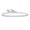 Thumbnail Image 0 of 0.95 CT. T.W. Certified Lab-Created Diamond Tennis Bolo Bracelet in 14K White Gold (F/SI2) - 9.0"