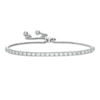 Thumbnail Image 1 of 0.95 CT. T.W. Certified Lab-Grown Diamond Tennis Bolo Bracelet in 14K White Gold (F/SI2) - 9.0"