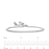 Thumbnail Image 3 of 0.95 CT. T.W. Certified Lab-Grown Diamond Tennis Bolo Bracelet in 14K White Gold (F/SI2) - 9.0"