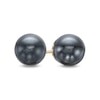 Thumbnail Image 0 of 6.0mm Black Hematite Ball Stud Earrings in 14K Gold