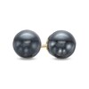 Thumbnail Image 0 of 6.0mm Black Hematite Ball Stud Earrings in 14K Gold