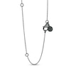 Thumbnail Image 1 of The Kindred Heart from Vera Wang Love Collection 0.58 CT. T.W. Black Diamond Pendant in Sterling Silver - 19"
