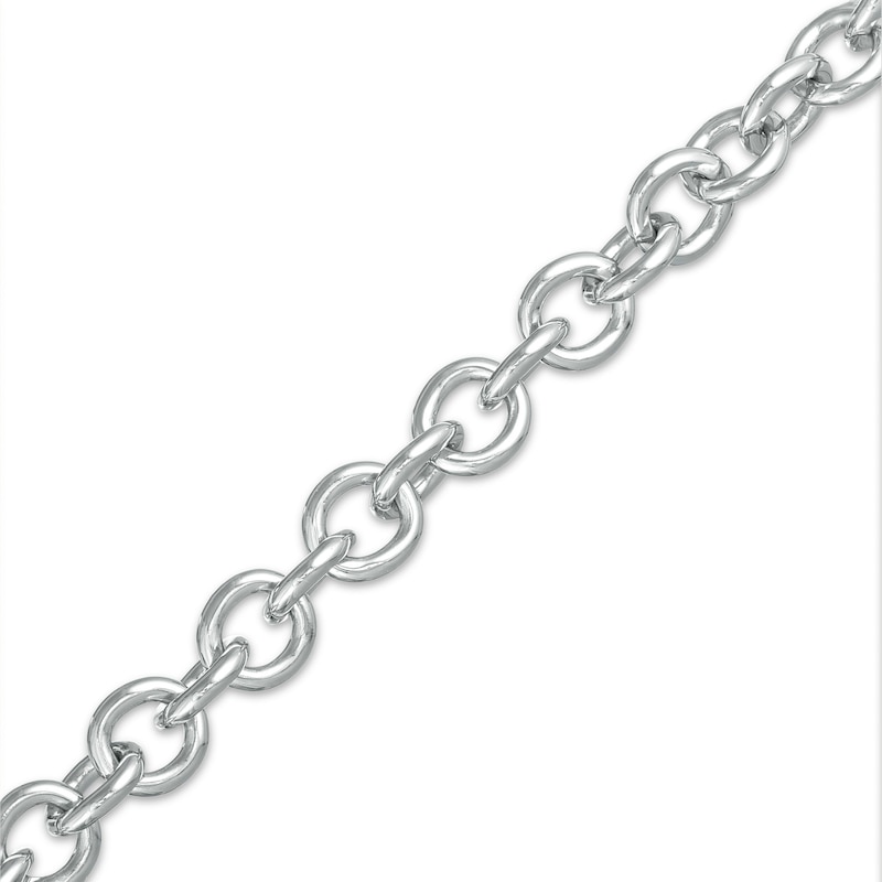 Main Image 3 of The Kindred Heart from Vera Wang Love Collection 0.085 CT. T.W. Diamond Toggle Bracelet in Sterling Silver