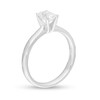 Thumbnail Image 2 of 0.50 CT. Certified Emerald-Cut Lab-Created Diamond Solitaire Engagement Ring in 14K White Gold (F/SI2)