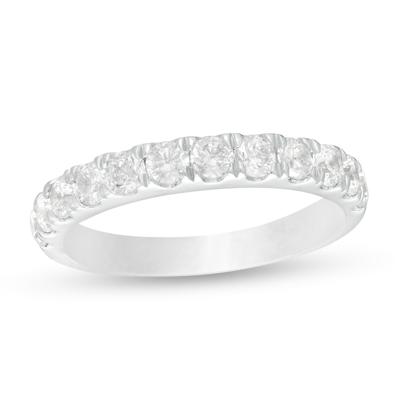 Main Image 1 of 1.00 CT. T.W. Certified Lab-Grown Diamond Band in 14K White Gold (F/SI2)