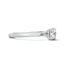 Thumbnail Image 4 of 0.50 CT. Certified Lab-Grown Diamond Solitaire Engagement Ring in 14K White Gold (F/SI2)