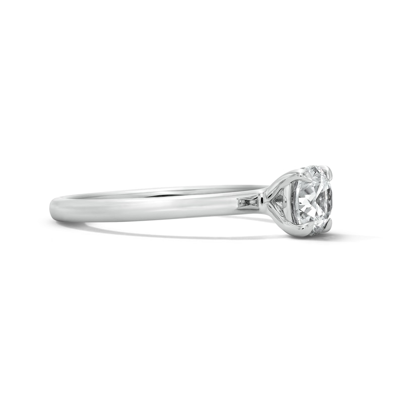 CT. Certified Lab-Grown Diamond Solitaire Engagement Ring 14K White Gold (F/SI2