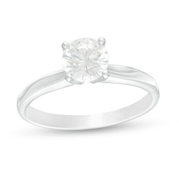 1.00 CT. Certified Lab-Grown Diamond Solitaire Engagement Ring in 14K White Gold (F/SI2)