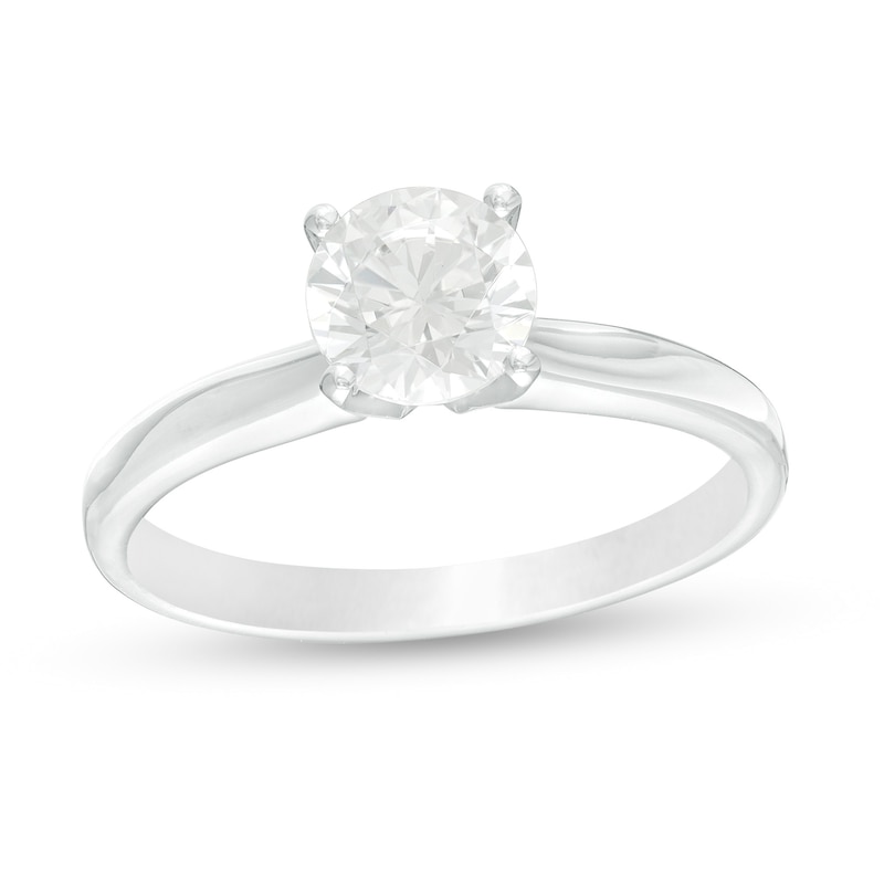 1.00 CT. Certified Lab-Created Diamond Solitaire Engagement Ring in 14K White Gold (F/SI2)