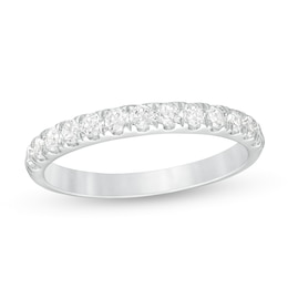 0.50 CT. T.W. Certified Lab-Created Diamond Band in 14K White Gold (F/SI2)