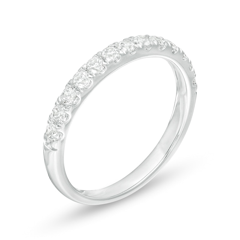 Main Image 3 of 0.50 CT. T.W. Certified Lab-Grown Diamond Band in 14K White Gold (F/SI2)