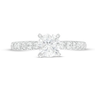 1.40 CT. T.W. Certified Lab-Created Diamond Engagement Ring in 14K White Gold (F/SI2)