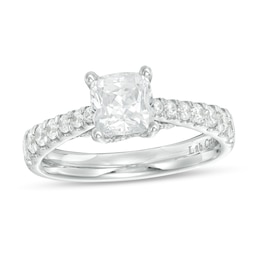 1.60 CT. T.W. Certified Lab-Grown Diamond Engagement Ring in 14K White Gold (F/SI2)