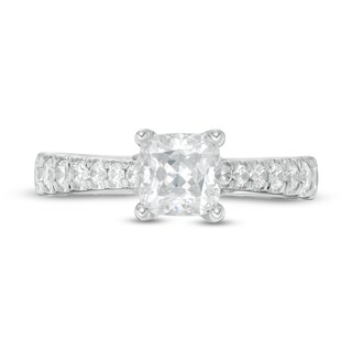 1.60 CT. T.W. Certified Lab-Created Diamond Engagement Ring in 14K White Gold (F/SI2)