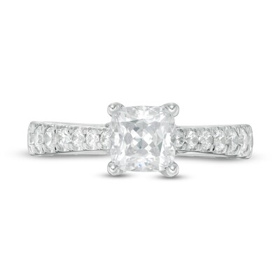 1.60 CT. T.W. Certified Lab-Created Diamond Engagement Ring in 14K White Gold (F/SI2)