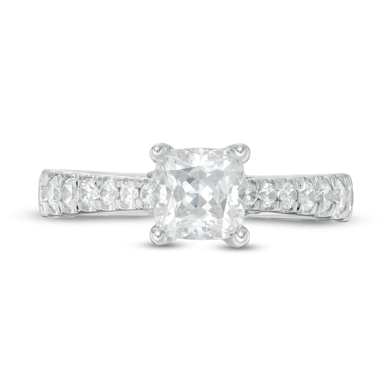 1.60 CT. T.W. Certified Lab-Created Diamond Engagement Ring in 14K White Gold (F/SI2)