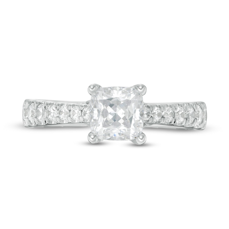 Main Image 4 of 1.60 CT. T.W. Certified Lab-Grown Diamond Engagement Ring in 14K White Gold (F/SI2)