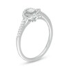 Thumbnail Image 3 of Centre of Me 0.20 CT. T.W. Diamond Orbit Ring in Sterling Silver