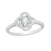 Thumbnail Image 0 of Centre of Me 0.33 CT. T.W. Diamond Orbit Ring in 10K White Gold