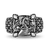Thumbnail Image 2 of Enchanted Disney Men's Oxidized Dragon and Scales Ring in Sterling Silver - Size 10
