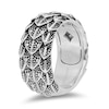 Thumbnail Image 1 of Enchanted Disney Men's Oxidized Layered Dragon Scales Ring in Sterling Silver - Size 10