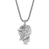 Thumbnail Image 0 of Enchanted Disney Men's Enhanced Black Diamond Accent Raven Pendant in Sterling Silver - 22"