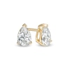 Thumbnail Image 1 of Pear-Shaped Cubic Zirconia Stud Earrings in 14K Gold