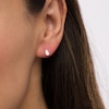 Thumbnail Image 2 of Pear-Shaped Cubic Zirconia Stud Earrings in 14K Gold