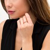 Thumbnail Image 2 of 5.0mm Heart-Shaped Morganite and 0.10 CT. T.W. Diamond Ring in 10K Rose Gold