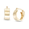 Thumbnail Image 0 of 5.0mm Huggie Hoop Earrings in 14K Gold