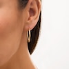 Thumbnail Image 2 of 25.0mm Diamond-Cut Hoop Earrings in 14K Gold