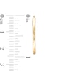 Thumbnail Image 3 of 25.0mm Diamond-Cut Hoop Earrings in 14K Gold