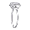 Thumbnail Image 3 of 0.49 CT. T.W. Composite Diamond Pear-Shaped Frame Engagement Ring in 10K White Gold